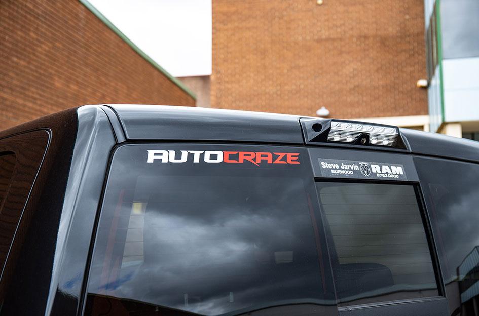 DODGE RAM ASSAULT BLACK MILLED